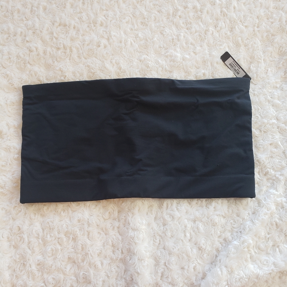 2XL Skims Bandeau Bra Onyx Black